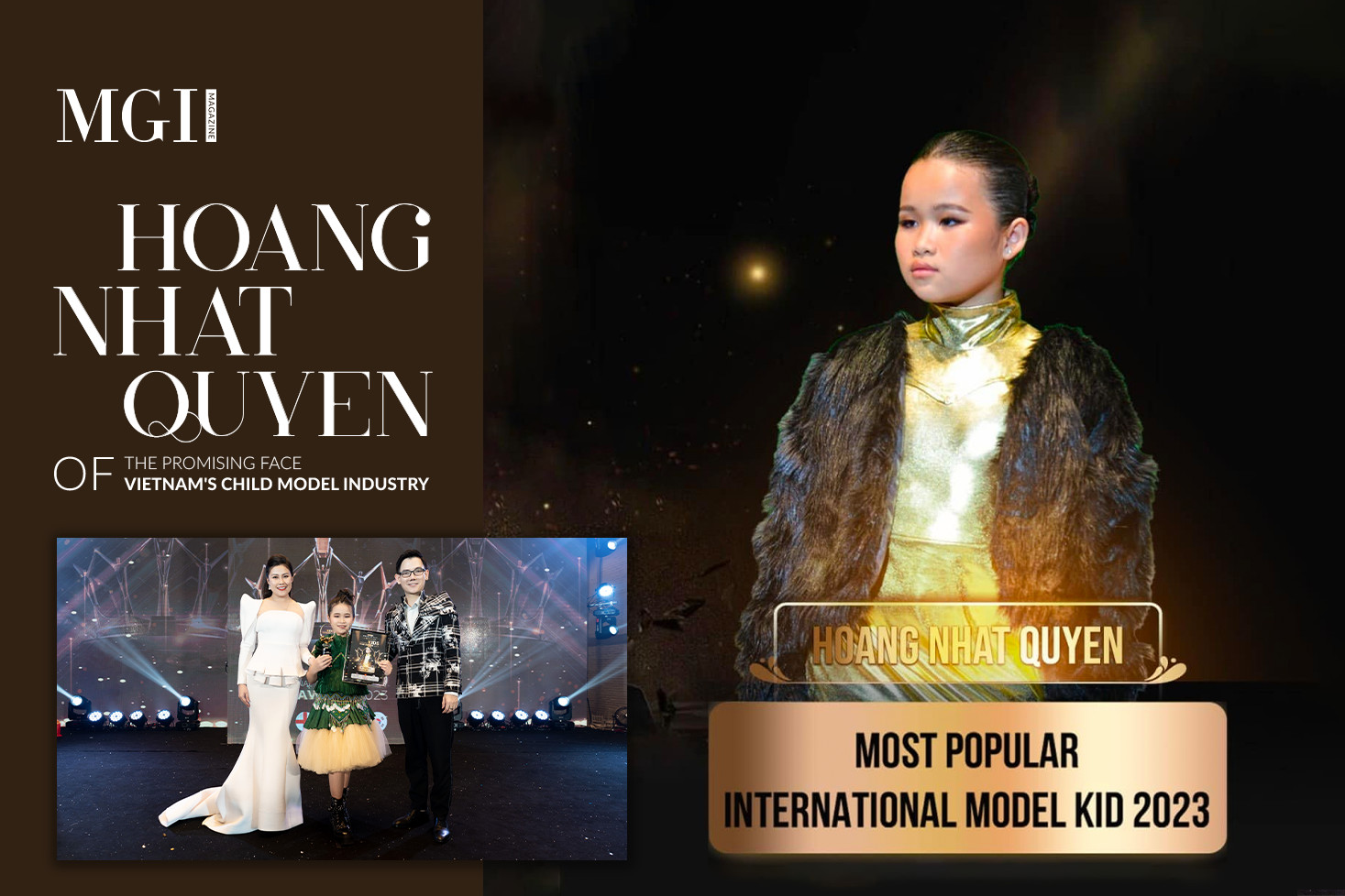 Hoang Nhat Quyen - the promising face of Vietnam's child model industry